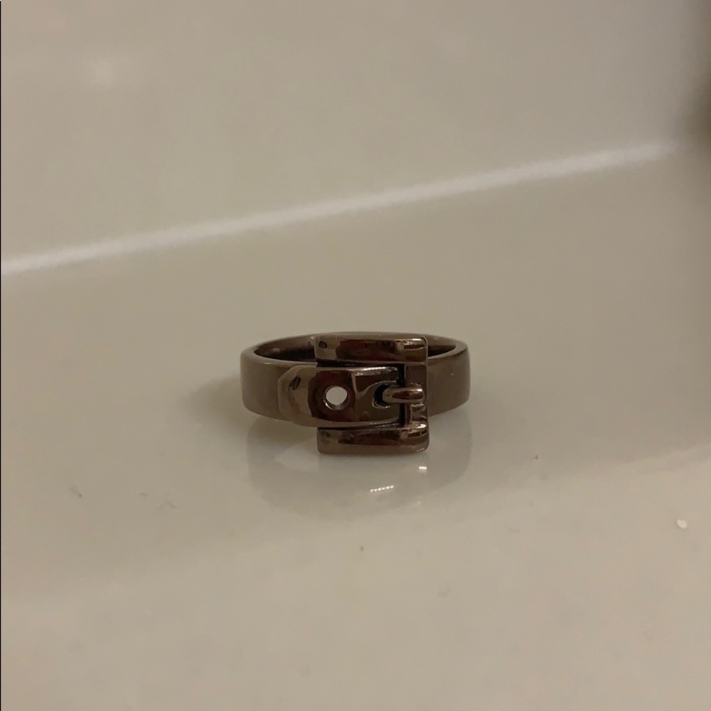 Michael Kors Brown Buckle Ring